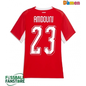 Schweiz Zeki Amdouni #23 Replik Heimtrikot Damen WM 2026 Kurzarm